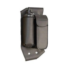 Crash Bar Water Bottle/Tool Leather Bag
